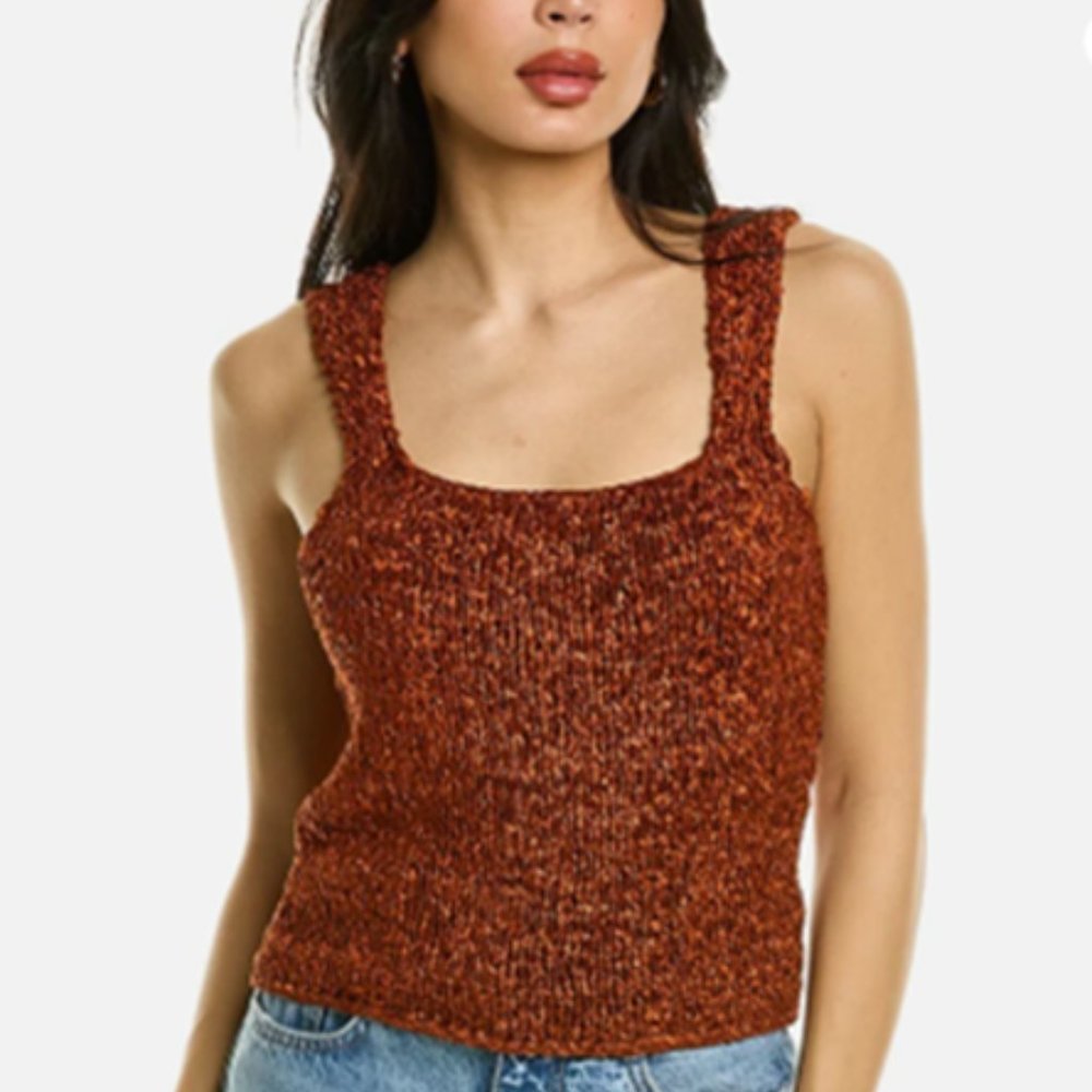 Vince Textured Square Neck Camisole